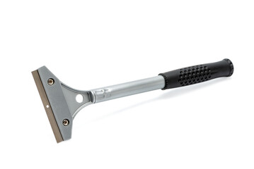Hand scraper tool on white background