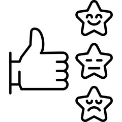 Thumbs Rating Icon