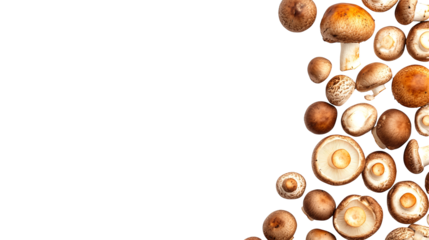 Whimsical mushroom fabric, enchanting textile pattern for diy craft projects and natureinspired decor