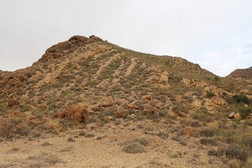 mountain in the desert