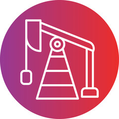 Oil Industry Icon Style