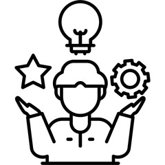 Conceptual Thinking Icon