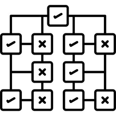 Decision Tree Icon