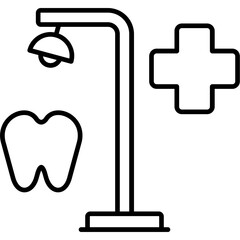 Dental Exam Light Icon