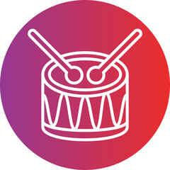 Drum Icon Style