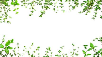 Vibrant green floral frame, a decorative border with pattern of flowers for elegant design