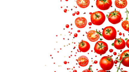 Closeup of vibrant red tomatoes fabric draped on spoons, a study in texture and color contrast