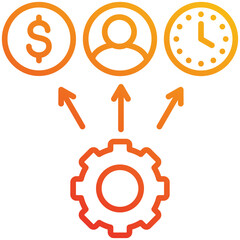 Resource Allocation Icon