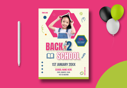 Back To School Flyer Layout