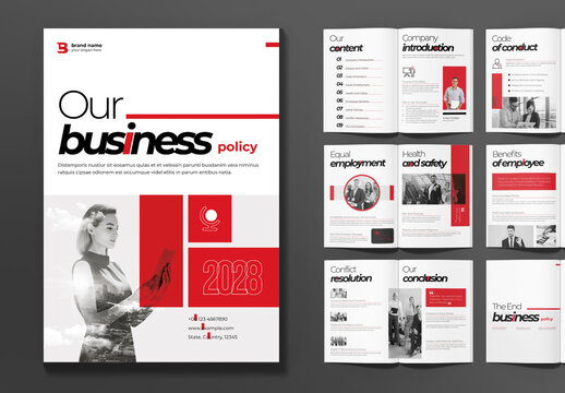 Business Policy Template Layout