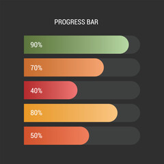 stock chart illustration up and down suitable for financial theme design