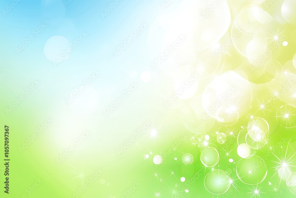 Poster abstract bokeh background with soft colors and light effects.