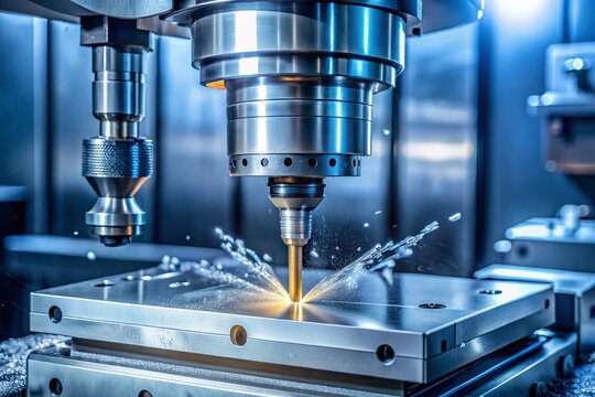 High Precision VMC Turning Machine in Automated Metal Component Drilling and Shaping Process