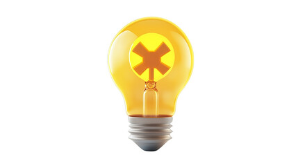 Captivating light bulb with a trapped star, symbol of innovation and creative energy