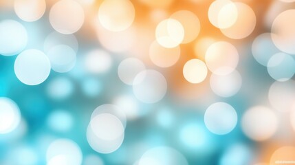 Obraz premium Colorful bokeh lights create a dreamy and abstract background, AI