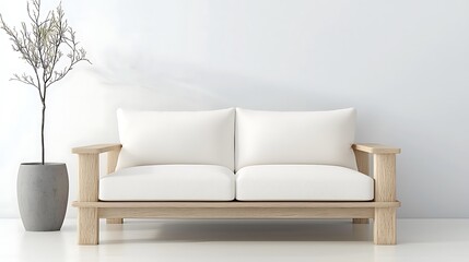 Modern minimalist sofa design a stylish and comfortable addition to any living space for relaxation and aesthetic appeal