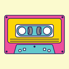 retro cassette tape