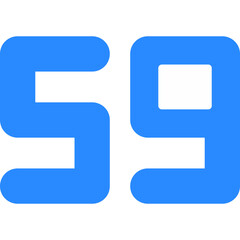 Obraz premium Fifty Nine Icon