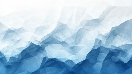 Obraz premium A blue and white mountain range with a blue and white background