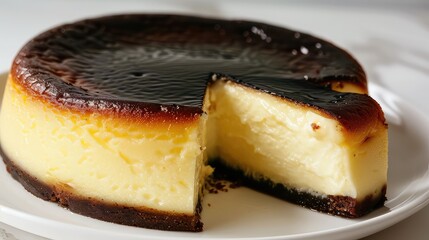  Basque Burnt Cheesecake, Cheesecake, Cake, Sweet, Dessert, Spanish Dessert, Spanish Cuisine, Spanish Cake