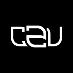 CZU logo design, CZU simple and modern logo. CZU luxurious alphabet design