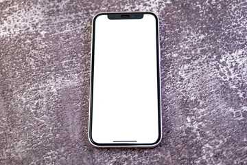 Blank Phone Screen Mockup