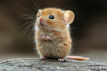 Sassy Tiny Mouse with Playful Expression and Charming Personality