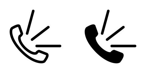 Illustration Vector graphic of telephone icon template