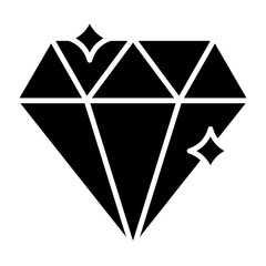Diamond   icon, vector illustration