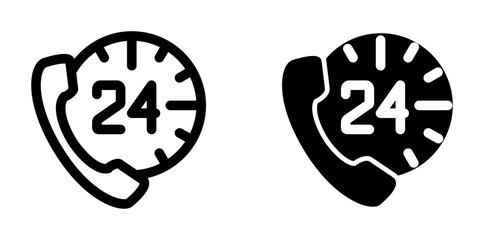 Illustration Vector graphic of telephone icon template