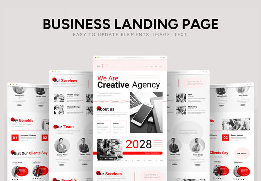 Business Agency Landing Page