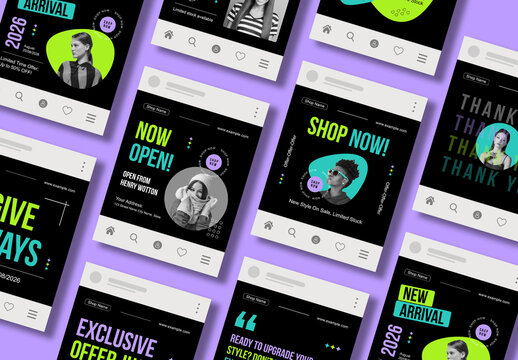 Social Media Mockup Design