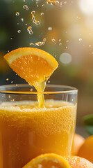 fresh orange juice. Generative AI