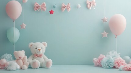 Charming Teddy Bear Themed Decor for Celebration