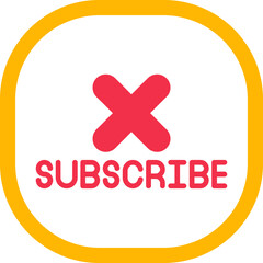 Fototapeta premium Unsubscribe Icon