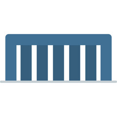 Crowd Control Barrier Icon