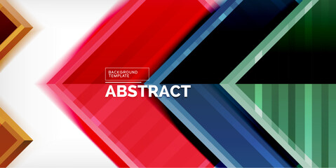 Arrow geometric abstract vector background. Vector Illustration For Wallpaper, Banner, Background, Card, Book Illustration, landing page