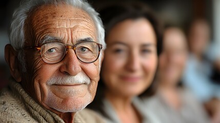 Group of patients discussing their experiences with accessible health technologies in a support group