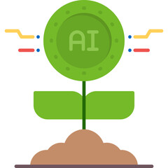 AI in Agriculture Icon