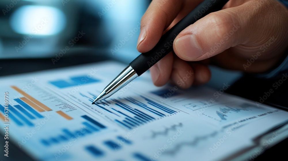Wall mural data reporting professionals preparing detailed reports based on analysis and data-driven insights