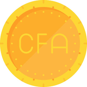 Central African CFA Franc Icon