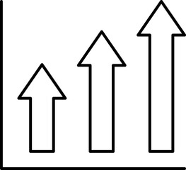Bar graph line icons set. Graph, Line, Bar, Chart, Diagram, Report, Statistics. Business graphs and charts icons. Business infographics. Statistic data, charts
