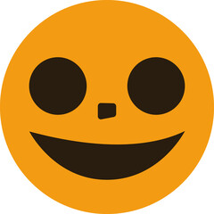 Horror and scary faces and other Halloween symbols silhouette icons set. Halloween pumpkin, emoji and tattoo ghost smile spooky jack evil mouth eyes scary - illustration.