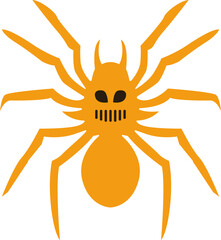 Horror and scary faces and other Halloween symbols silhouette icons set. Halloween pumpkin, emoji and tattoo ghost smile spooky jack evil mouth eyes scary - illustration.