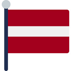 Latvia Flag Icon