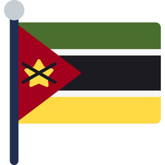 Mozambique Flag Icon