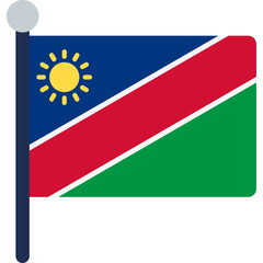 Namibia Flag Icon