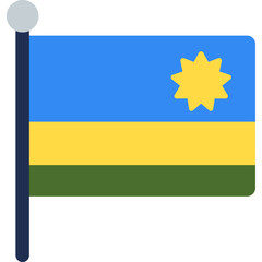 Rwanda Flag Icon