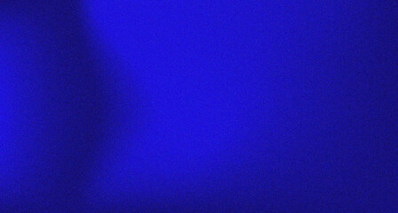 Abstract dark blue grainy color gradient background, noise texture effect background