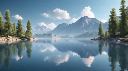 Foggy Morning at Sparks Lake